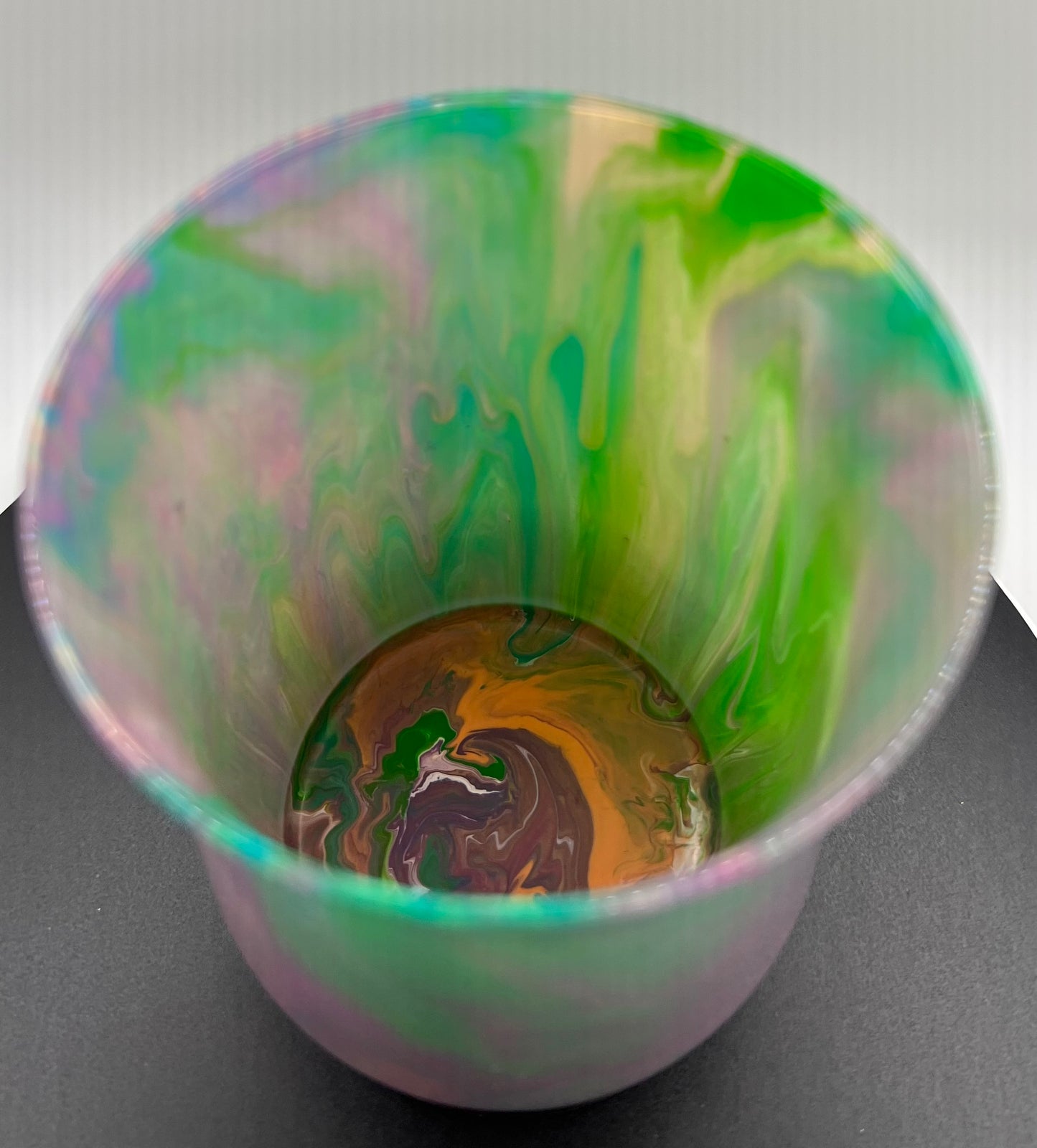 Small painted glass