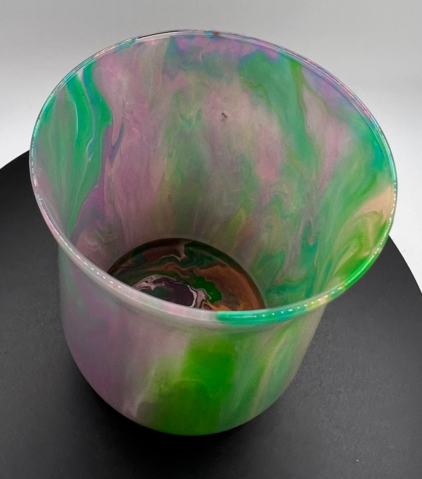 Small painted glass