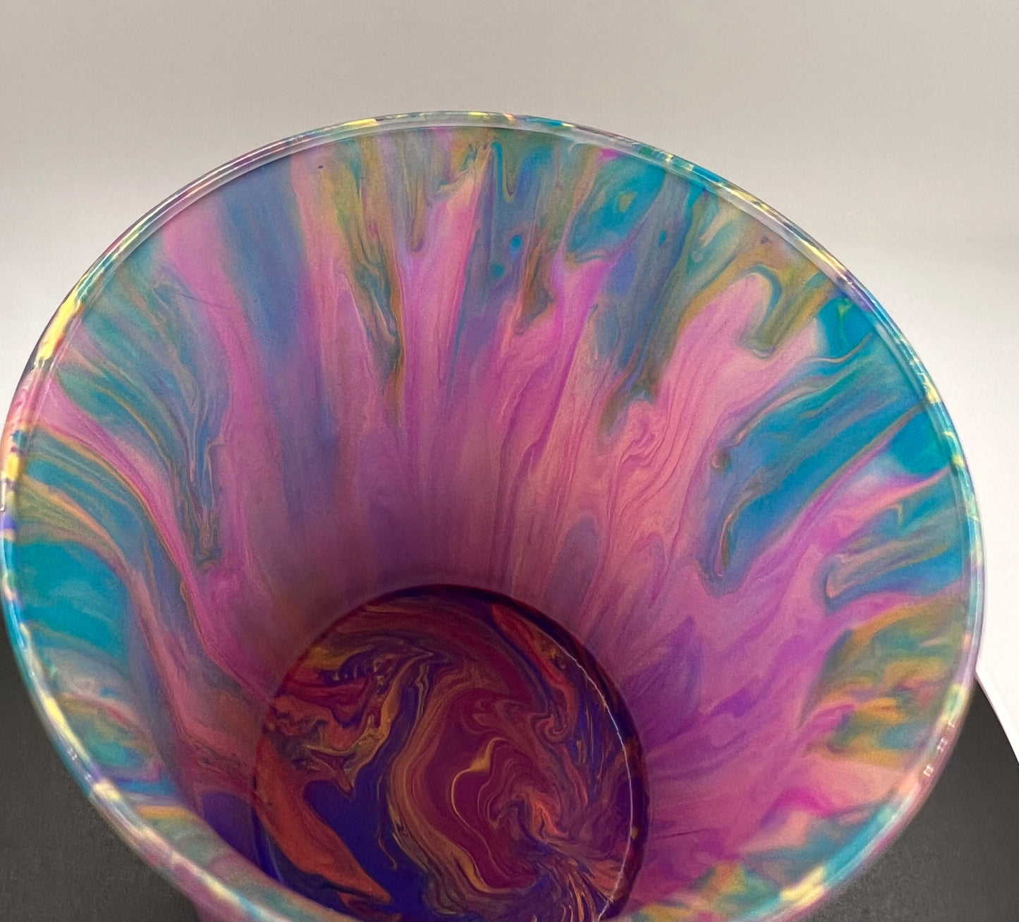 Small painted glass