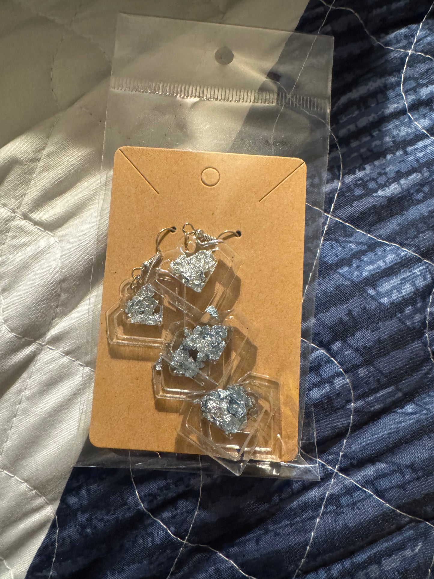 Triple Diamond earrings