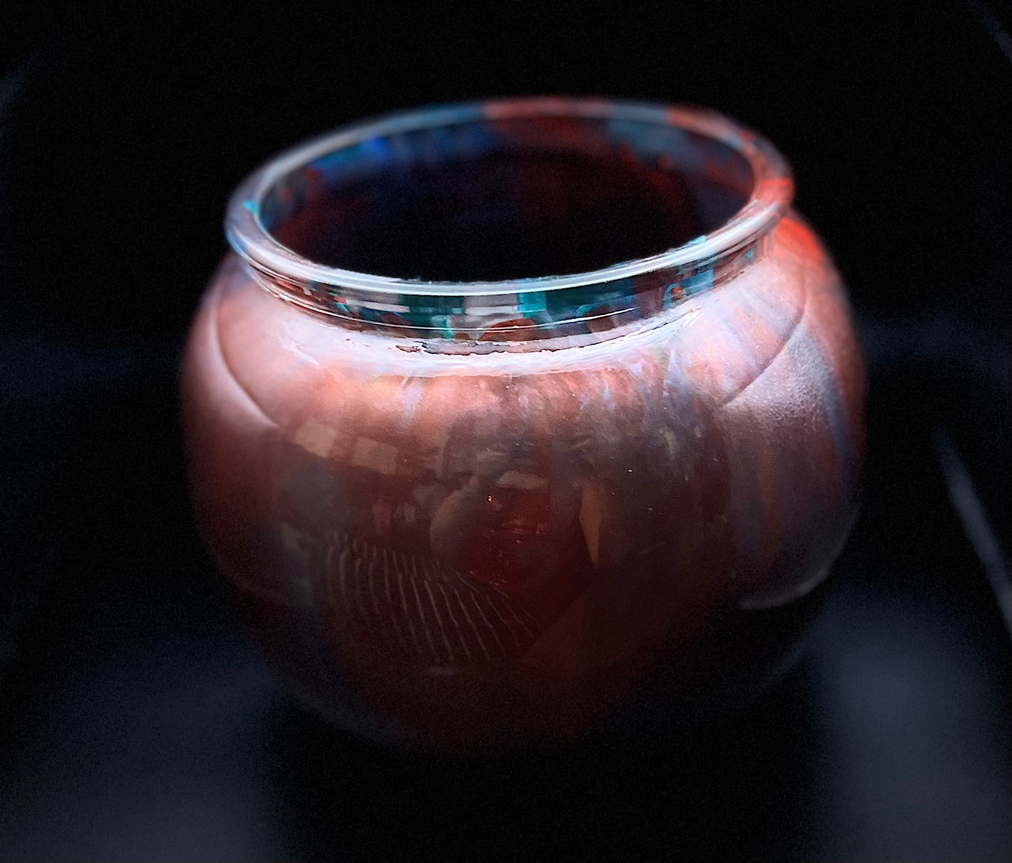 Large Painted Fishbowl