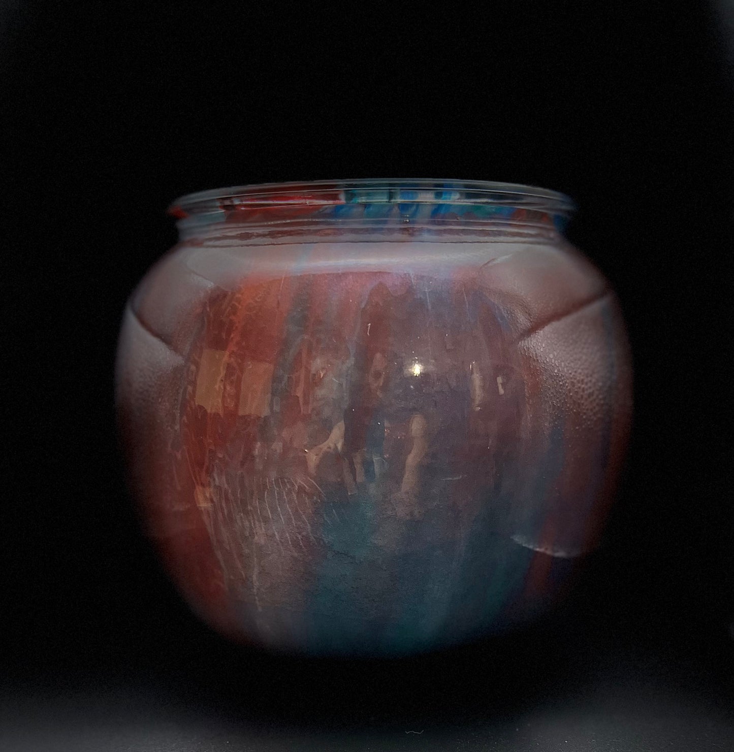 Large Painted Fishbowl