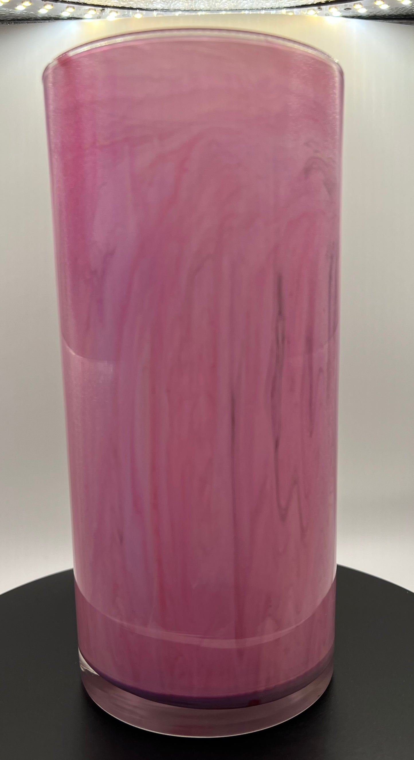 Pink and gold medium vase