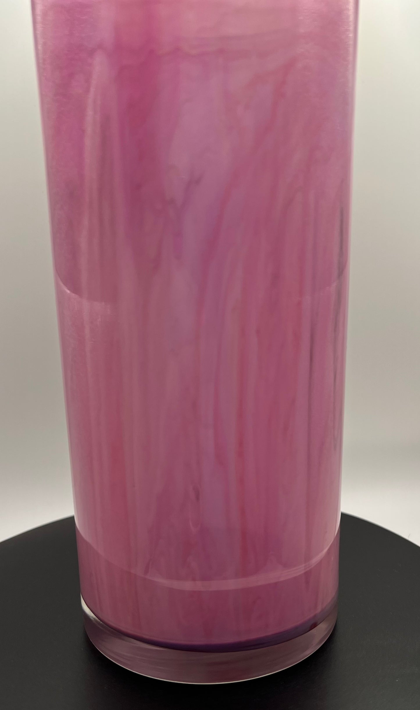 Pink and gold medium vase