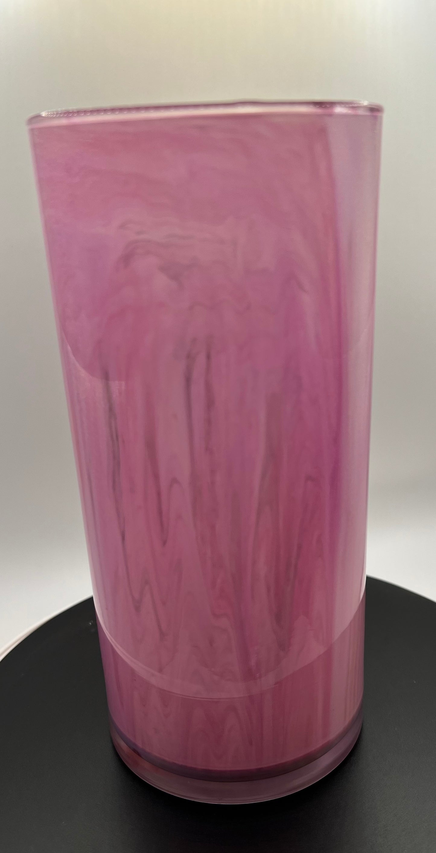 Pink and gold medium vase