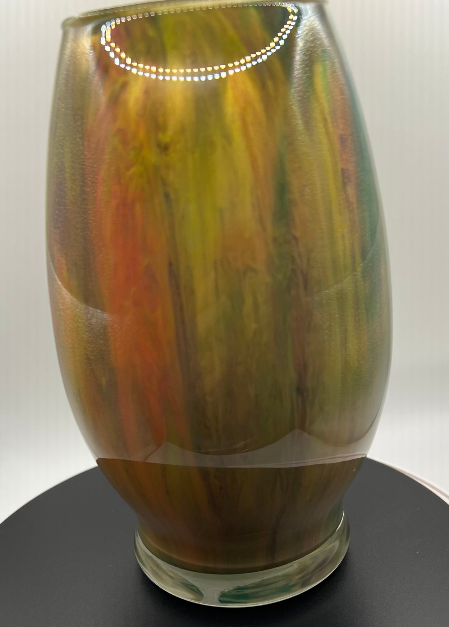 Oval medium vase