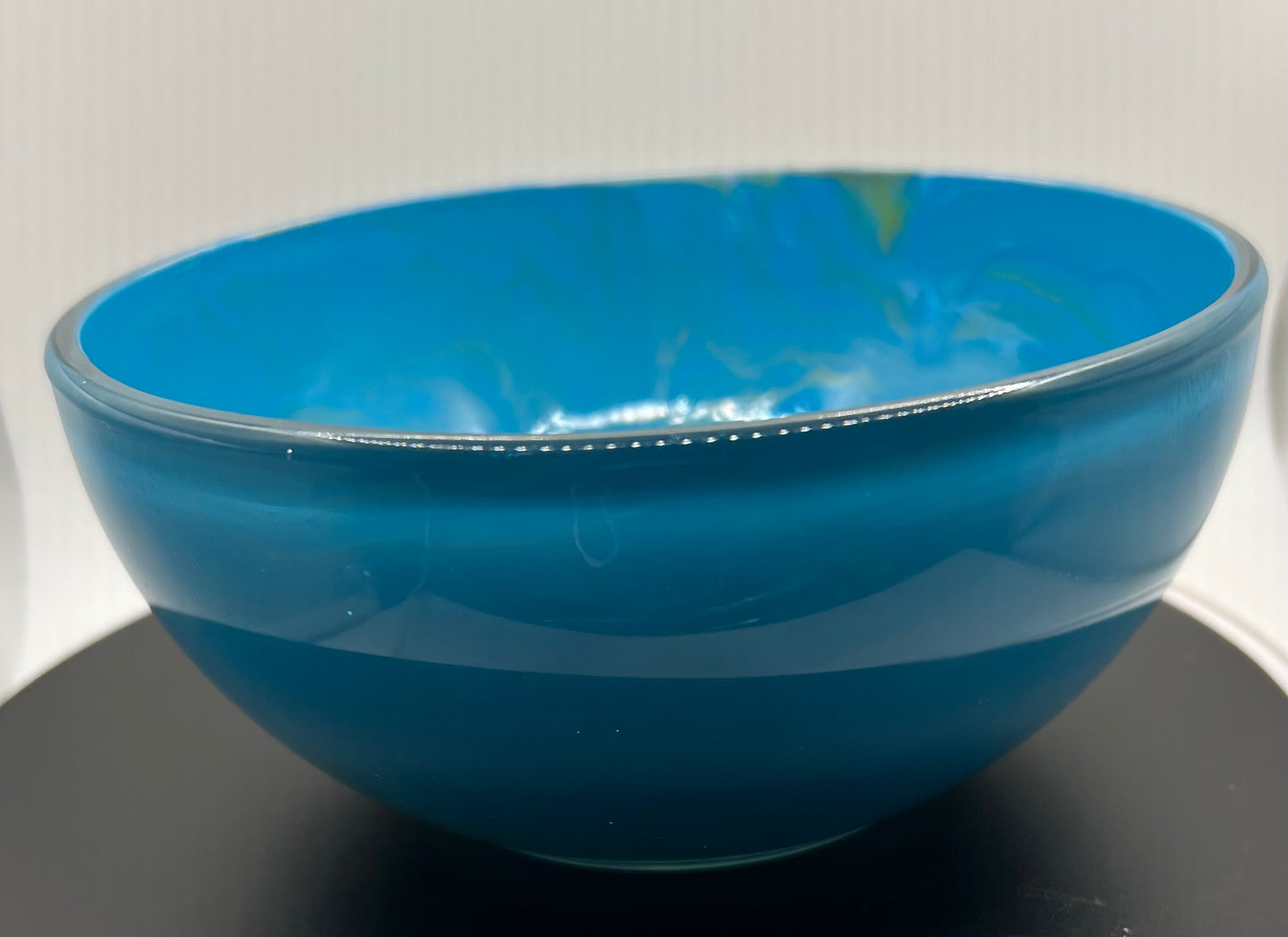 Teal and green bowl