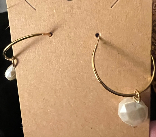 Pearl hoops