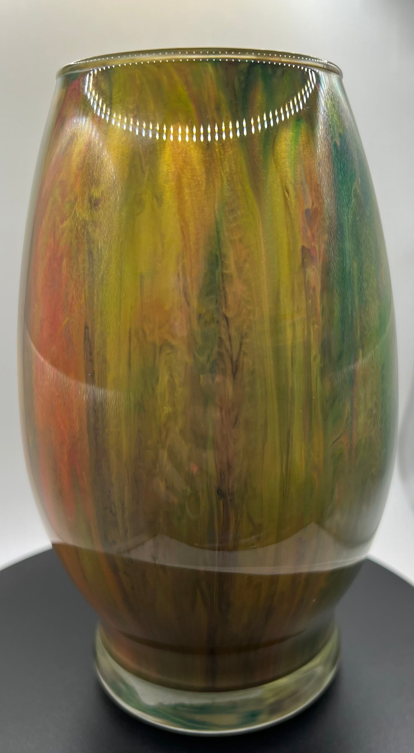 Oval medium vase