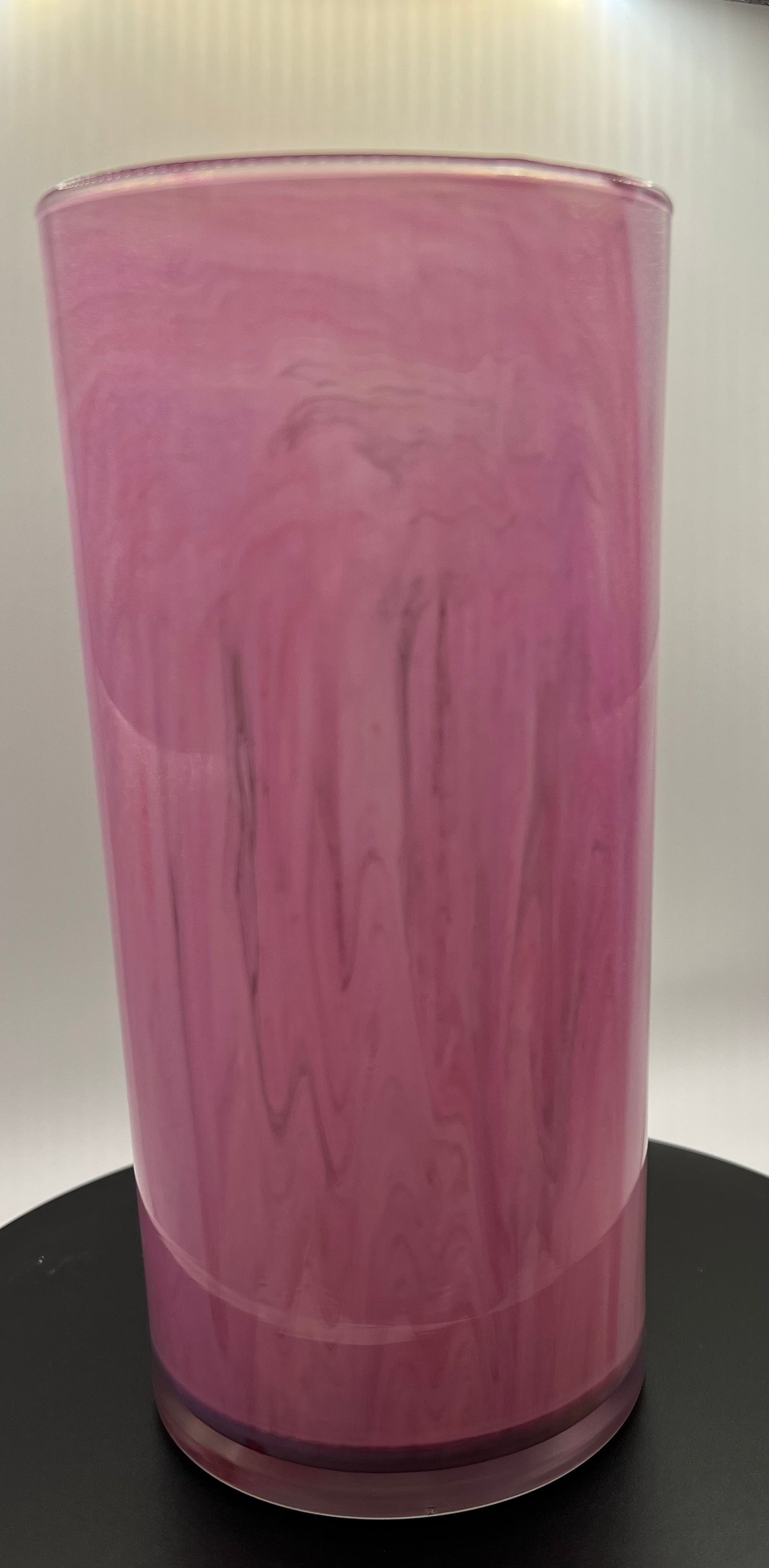 Pink and gold medium vase