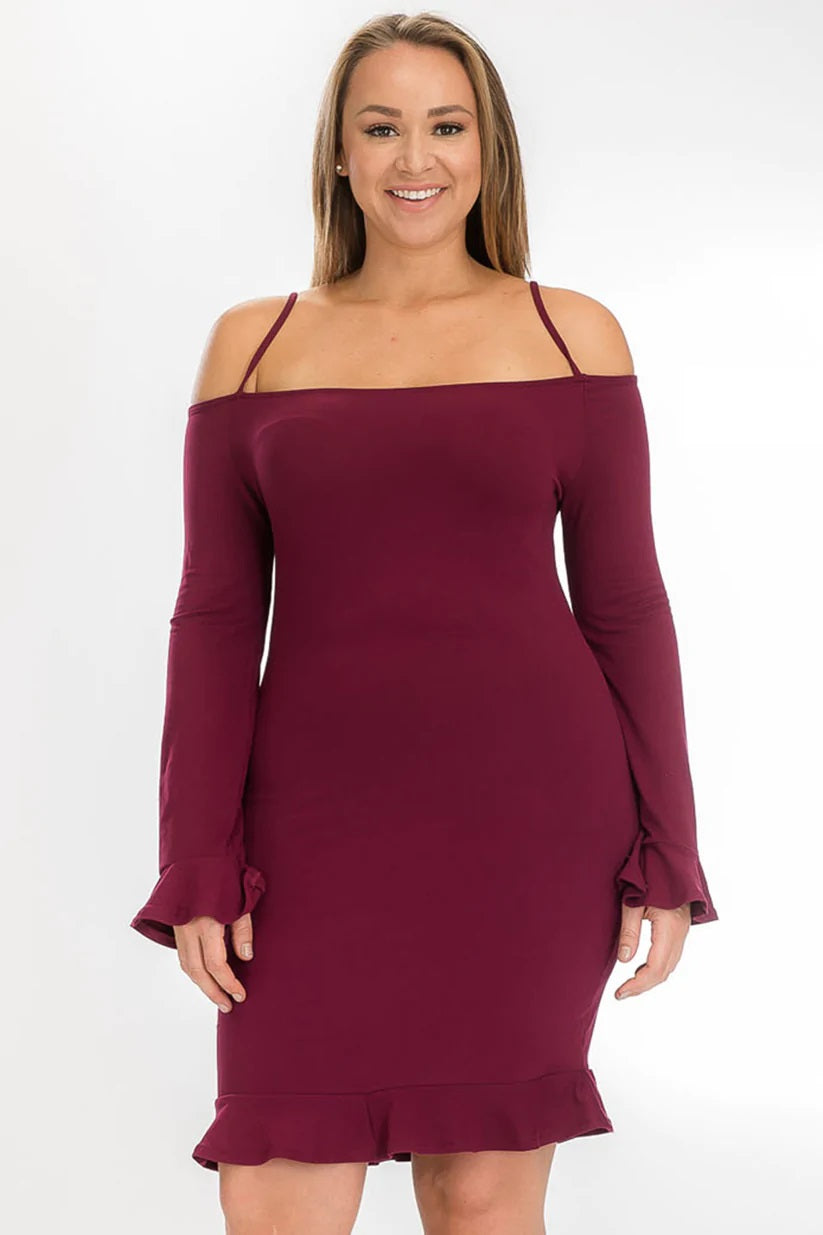 Off the shoulder dress