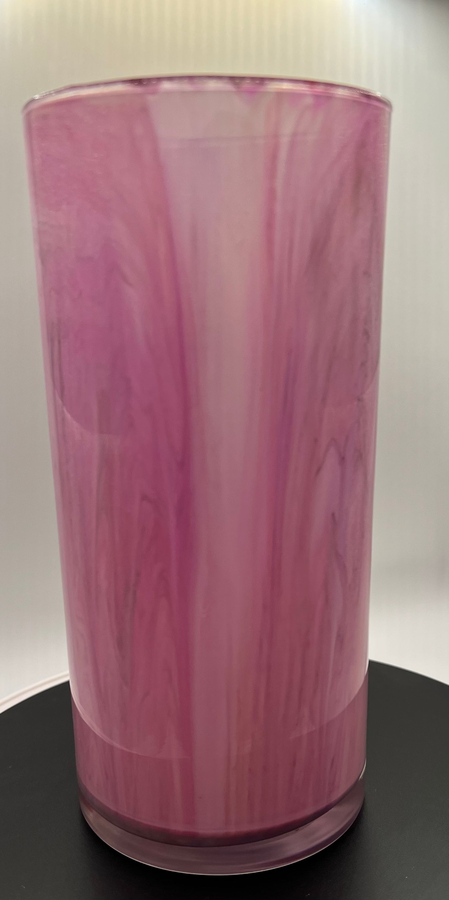 Pink and gold medium vase