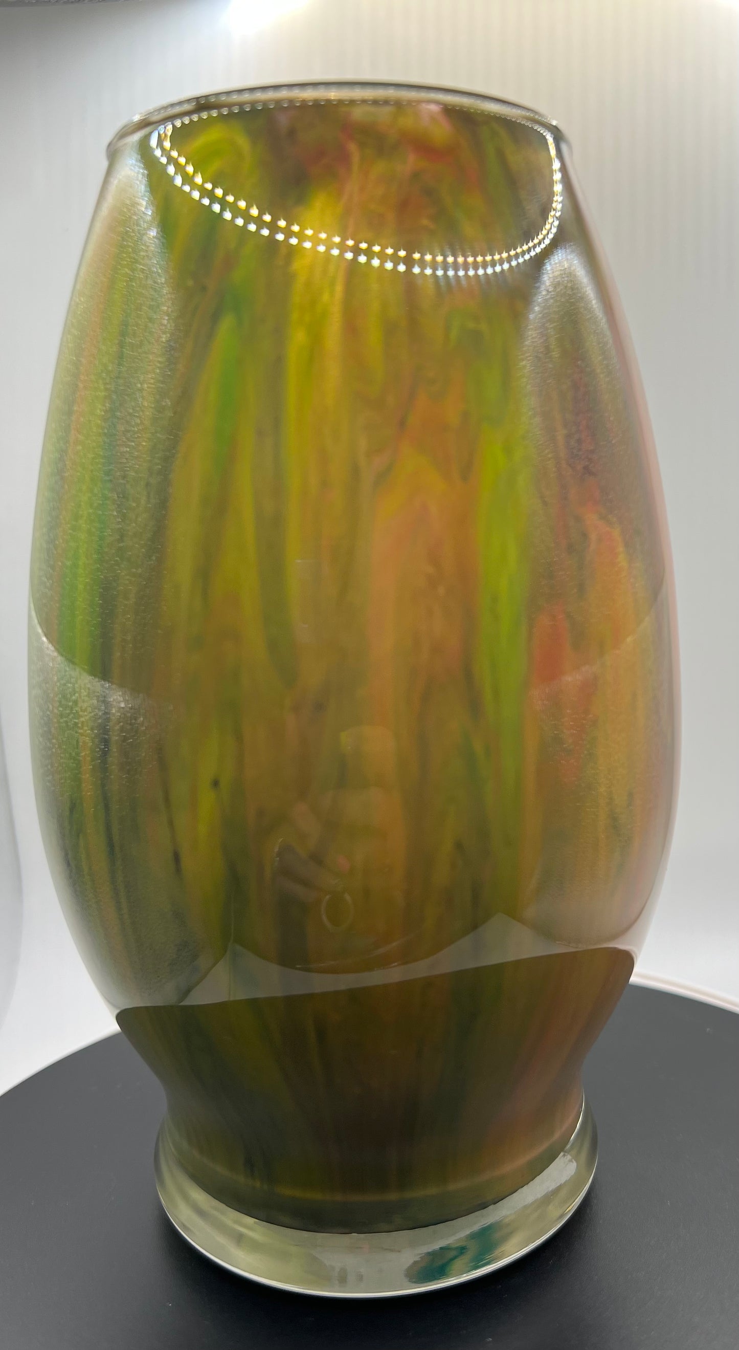 Oval medium vase