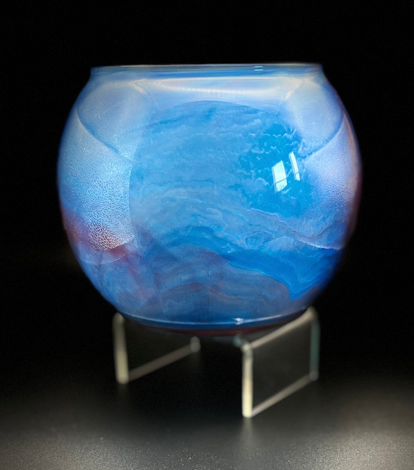 Painted Glass small sphere