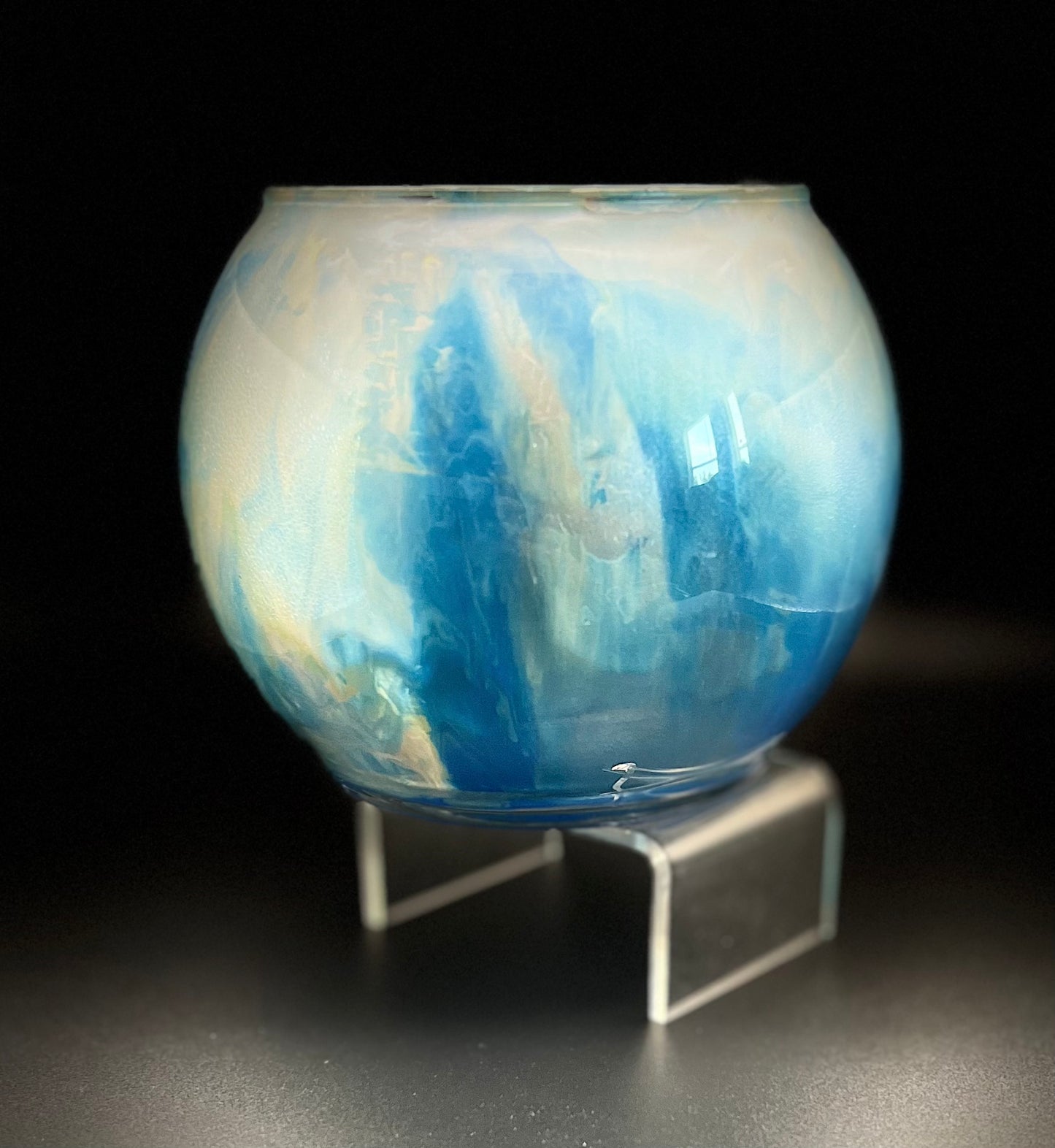 Painted Glass small sphere