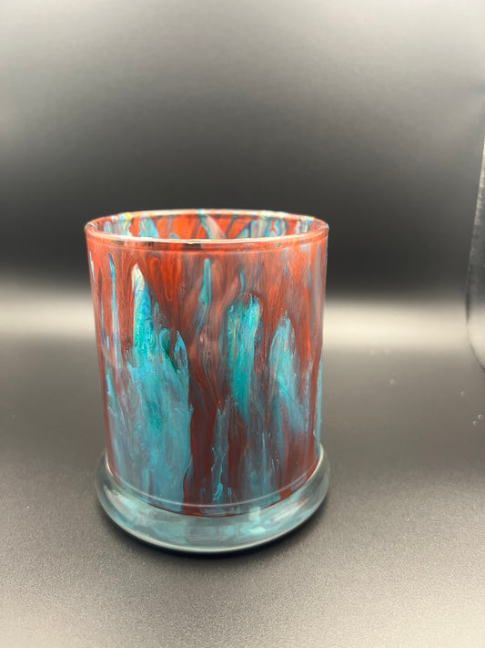 Small painted glass