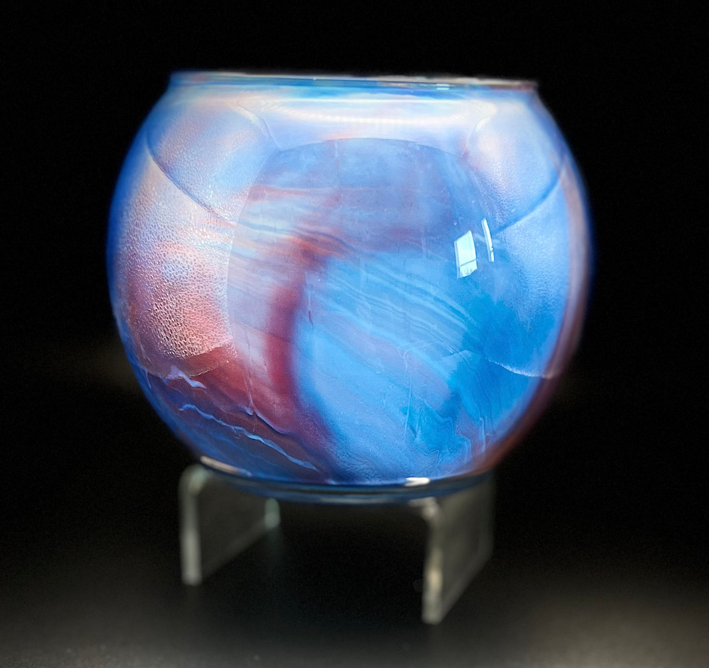 Painted Glass small sphere