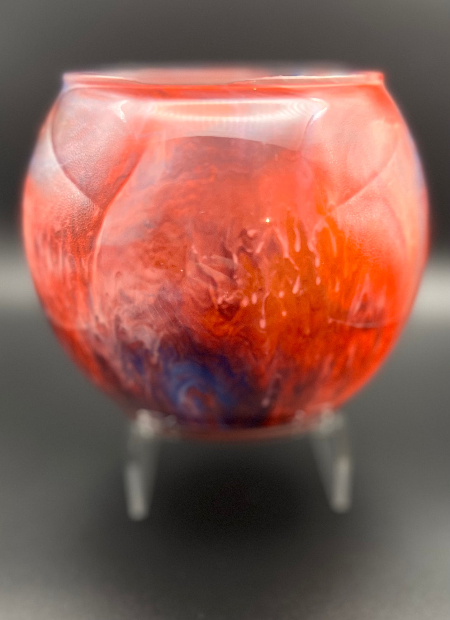 Painted Glass small sphere