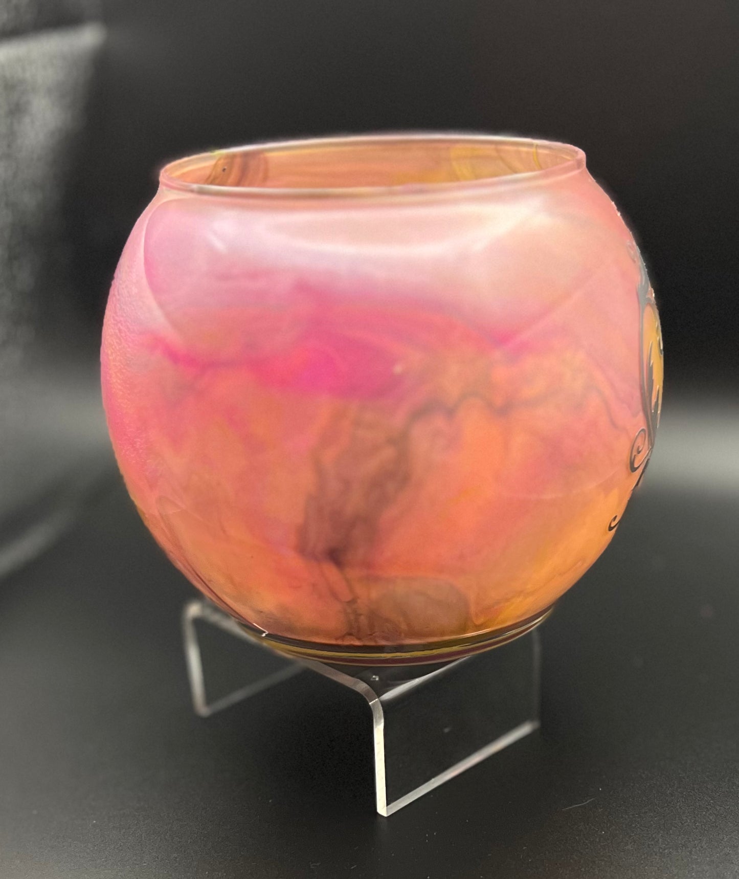 Painted Glass small sphere