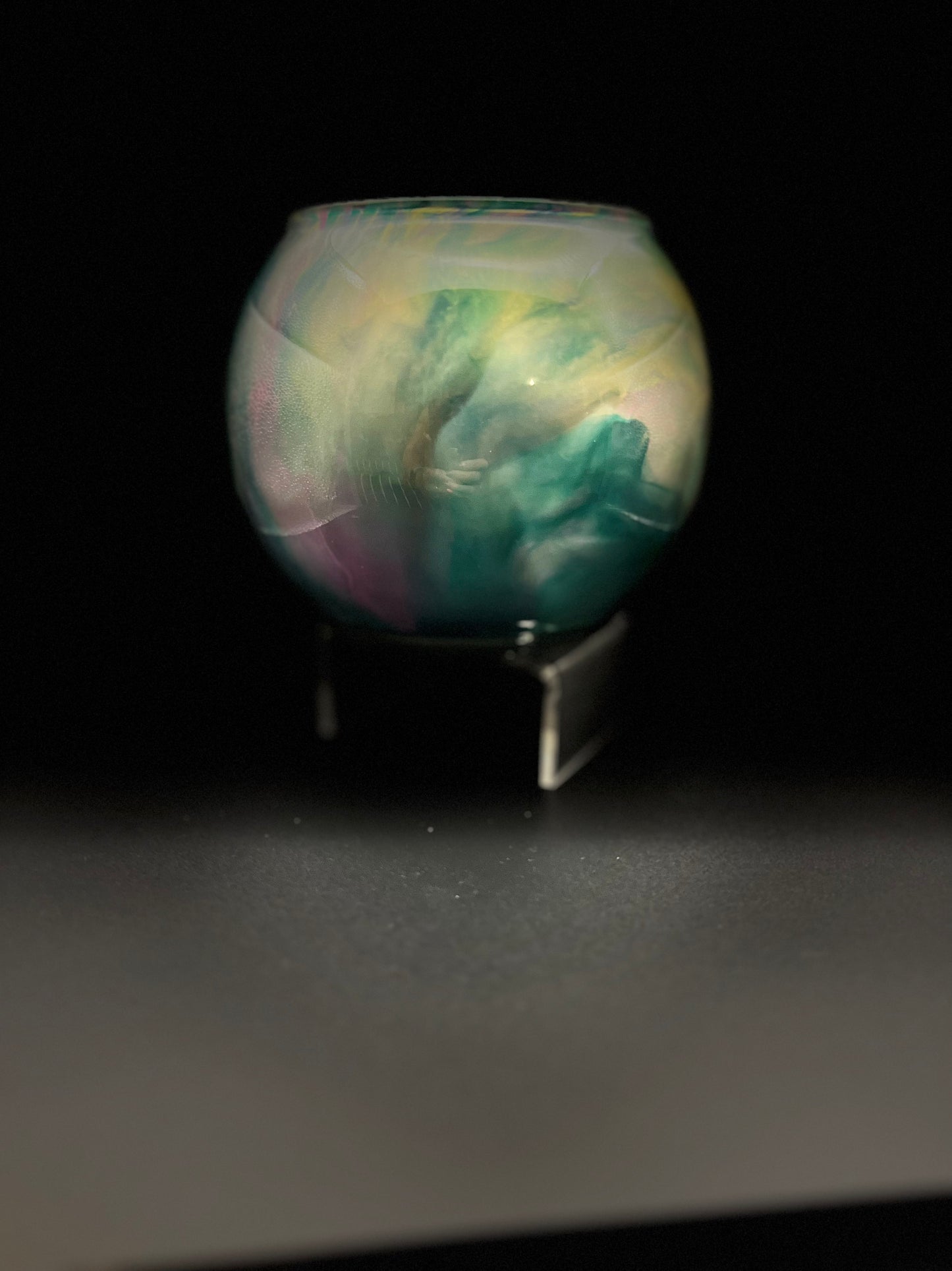 Painted Glass small sphere