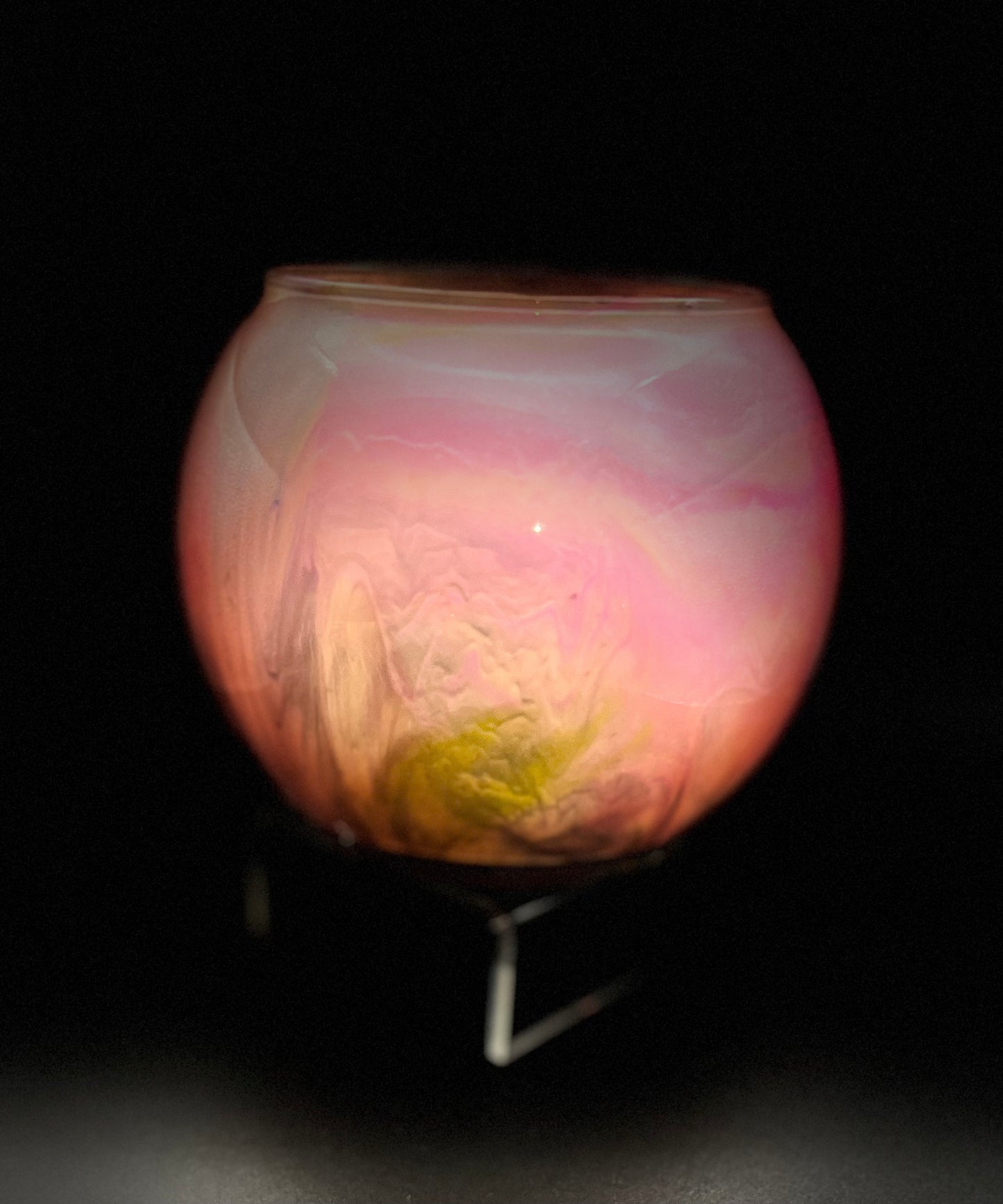 Painted Glass small sphere