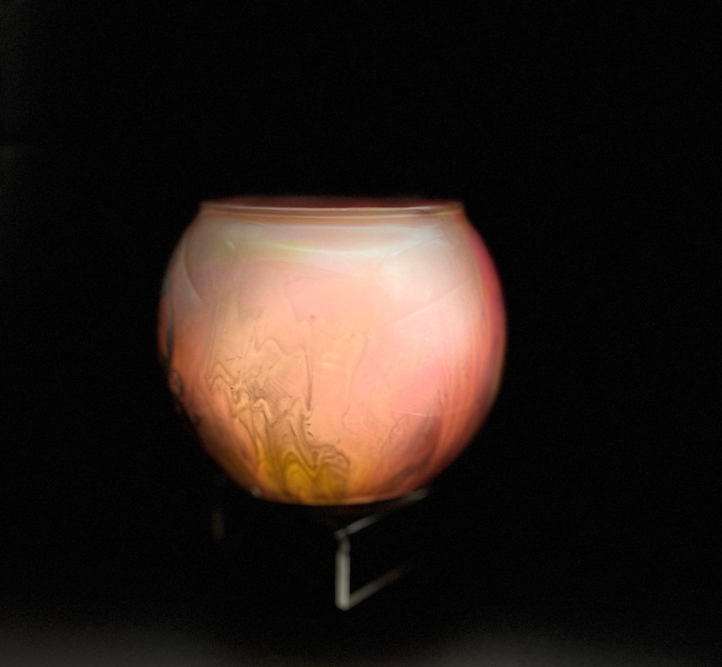 Painted Glass small sphere