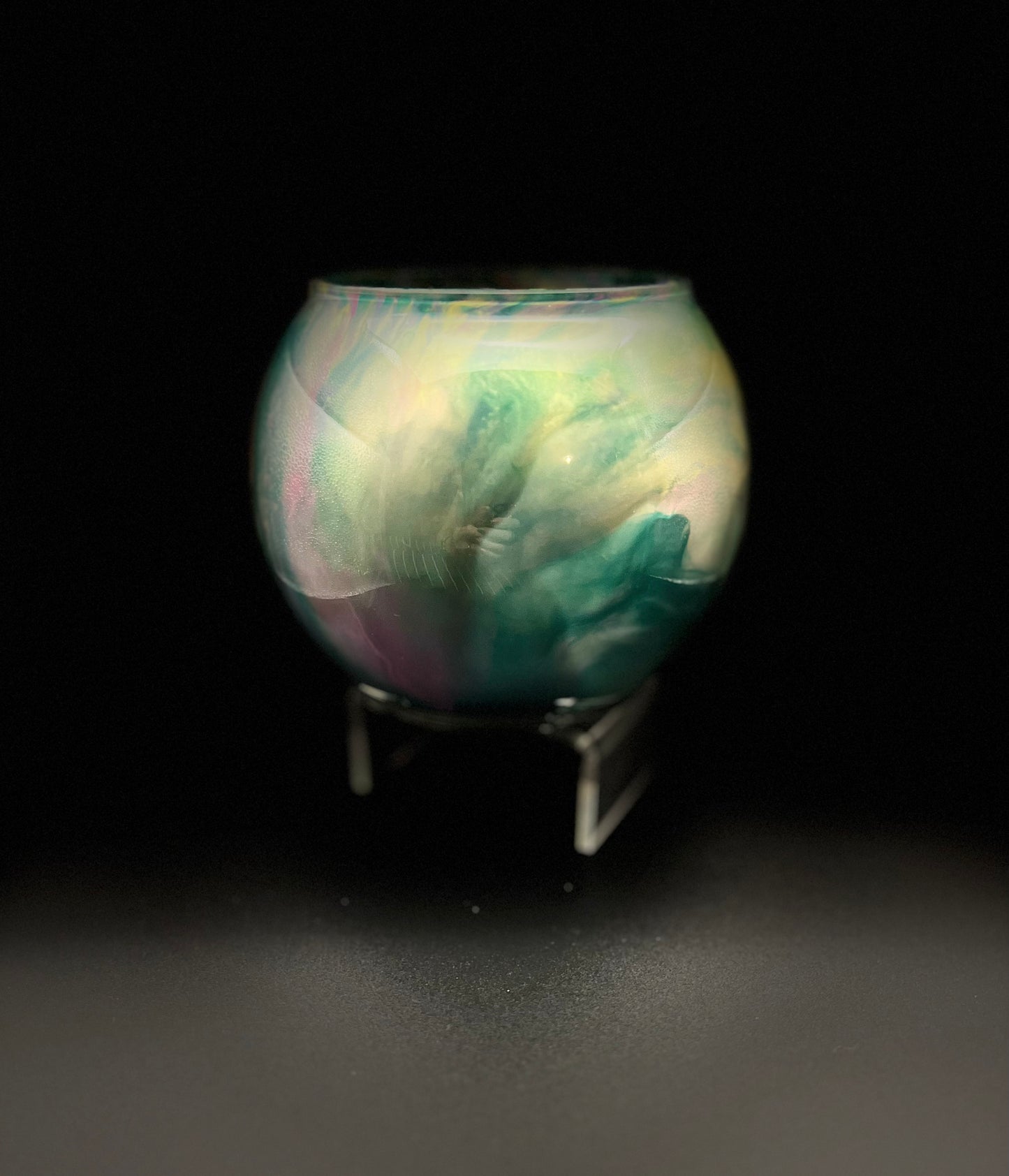 Painted Glass small sphere