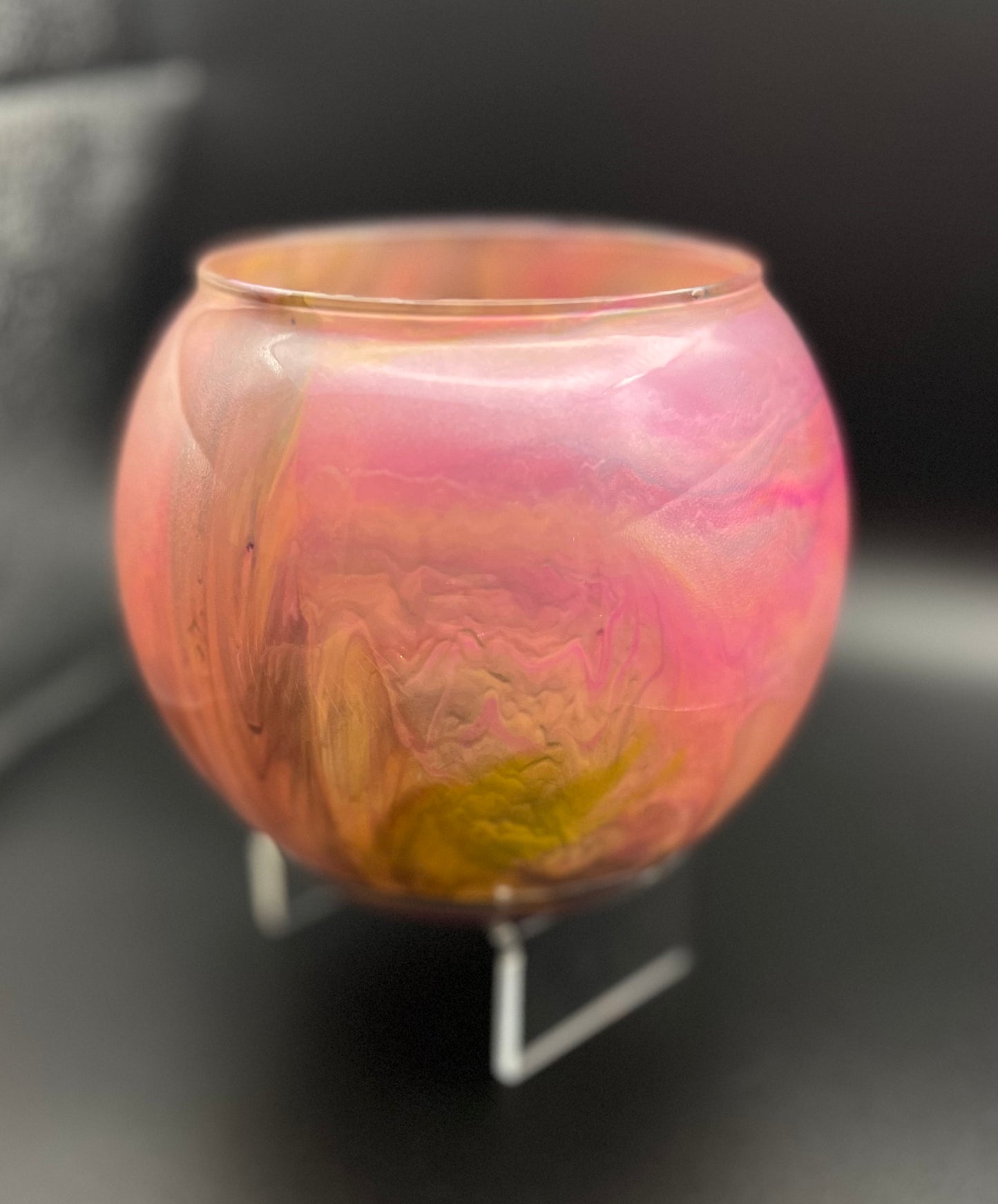 Painted Glass small sphere